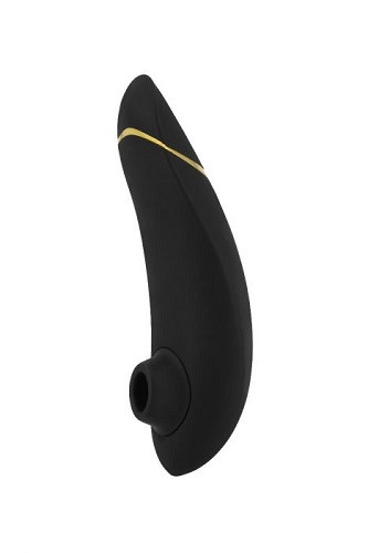 Бесконтактный клиторальный стимулятор "Womanizer Premium", чёрный/золотой