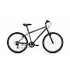 Велосипед ALTAIR MTB HT 26 1.0 (26" 7 ск. рост 19") 2020-2021, черный/серый, RBKT1MN66005 /871200300