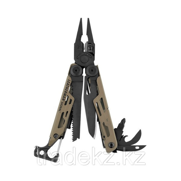 Мультиинструмент/мультитул LEATHERMAN SIGNAL BLACK COYOTE TAN