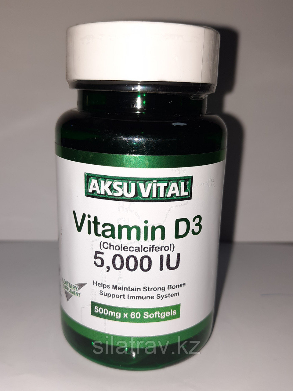 Vitamin D3 5000 МЕ (холекальциферол) , 60 капс