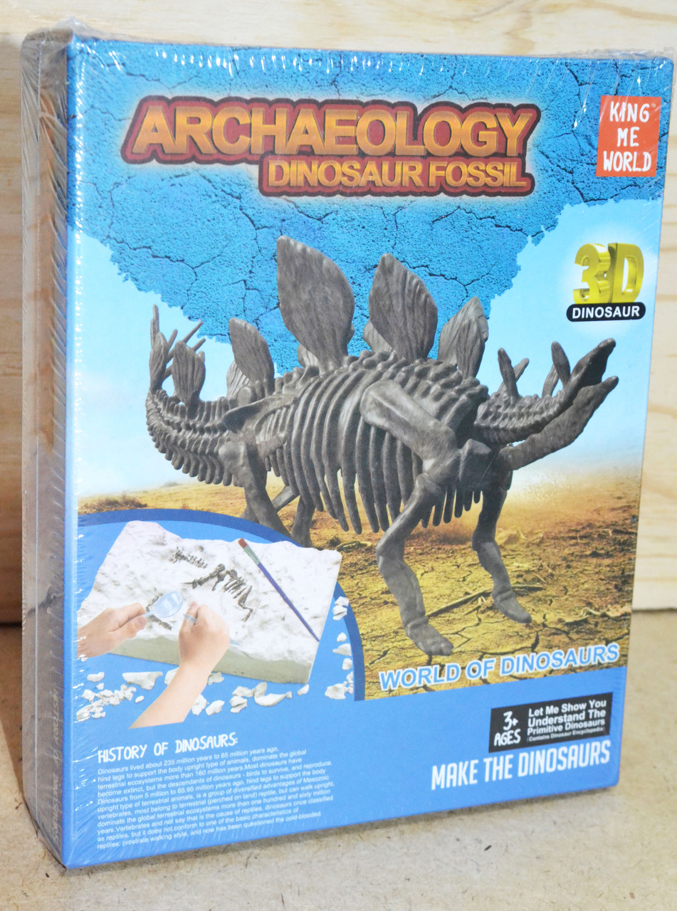 501-1/505-1  3D скелет раскопки динозавра  20*16смсм
