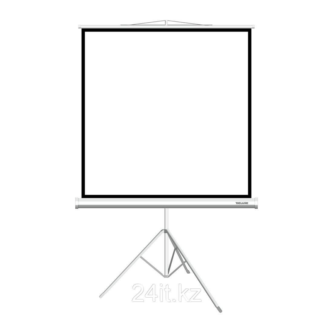 Экран на треноге Deluxe DLS-T180xW (70"х70"), Ø - 100", Раб. поверхность 172х172 см., 1:1