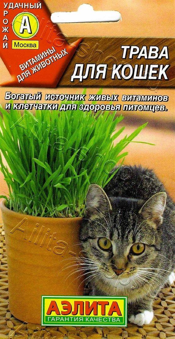 Семена травы для кошек Аэлита