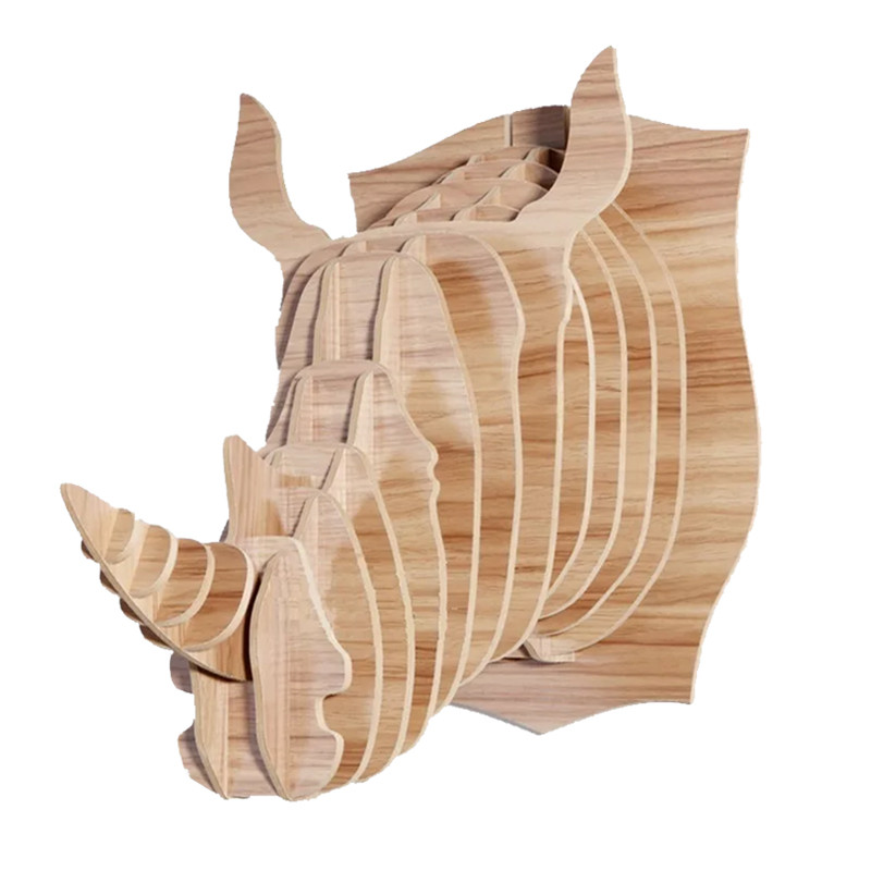 Дизайнерский Декор Голова носорога Rhino ASH - фото 1 - id-p89312907