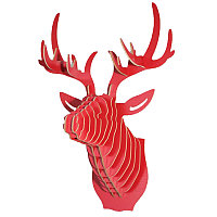 Дизайнерский Декор Голова оленя Deer RED