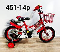 Велосипед Phillips красный оригинал детский с холостым ходом 14 размер