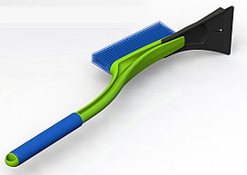 Щетка OKTAN  540 мм со скребком для твердого льда, морозостойкий пластик   ОПТОМ