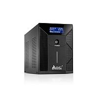 UPS, SVC, V-3000-F-LCD, Smart, USB, Диапазон работы AVR: 175-275В, 4 вых: Shuko CEE7, Бат,: 12В/7,5