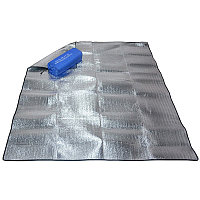 Двусторонняя водонепроницаемая подкладка под палатку из алюминиевой фольги.