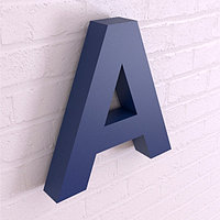 Объемные буквы без подсветки