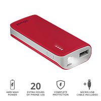 Trust UR PRIMO Зарядное устройство POWERBANK 4400 mAh - RED