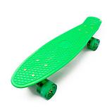 Скейт Penny Board {Пенни Борд} с подсветкой колёс на алюминиевой платформе (Фиолетовый / С принтом), фото 7