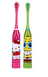 Зубная щетка детская электроимпульсная массажная SONIC Soft с запасной насадкой (Hello Kitty), фото 2