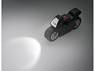 Набор инструментов с фонарем в футляре в виде мотоцикла, 21 предмет, черный, фото 6