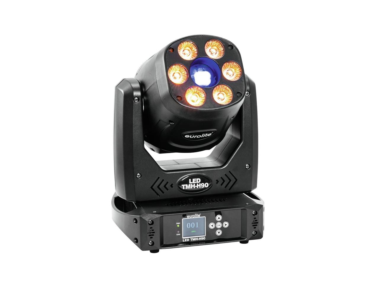 Светодиодный прожектор Eurolite LED TMH-H90 Hybrid Moving-Head Spot/Wash COB - фото 1 - id-p89329104
