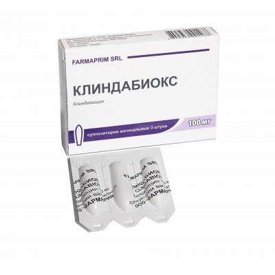 Клиндабиокс (Клиндамицин) 100 мг №3 супп,ваг - фото 1 - id-p85186967