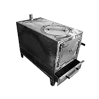 Печь "Дакан" на 100 кв.м на твердом топливе (дрова,уголь)