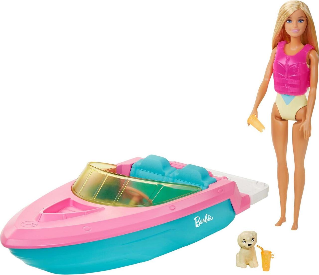 Barbie Лодка с куклой Барби