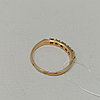 Кольцо золотое с фианитом / 18.5 размер, фото 4