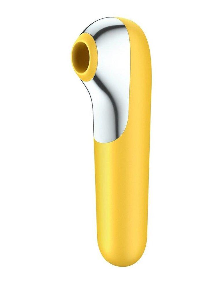 Вакуумно-волновой стимулятор клитора Satisfyer Dual Love yellow