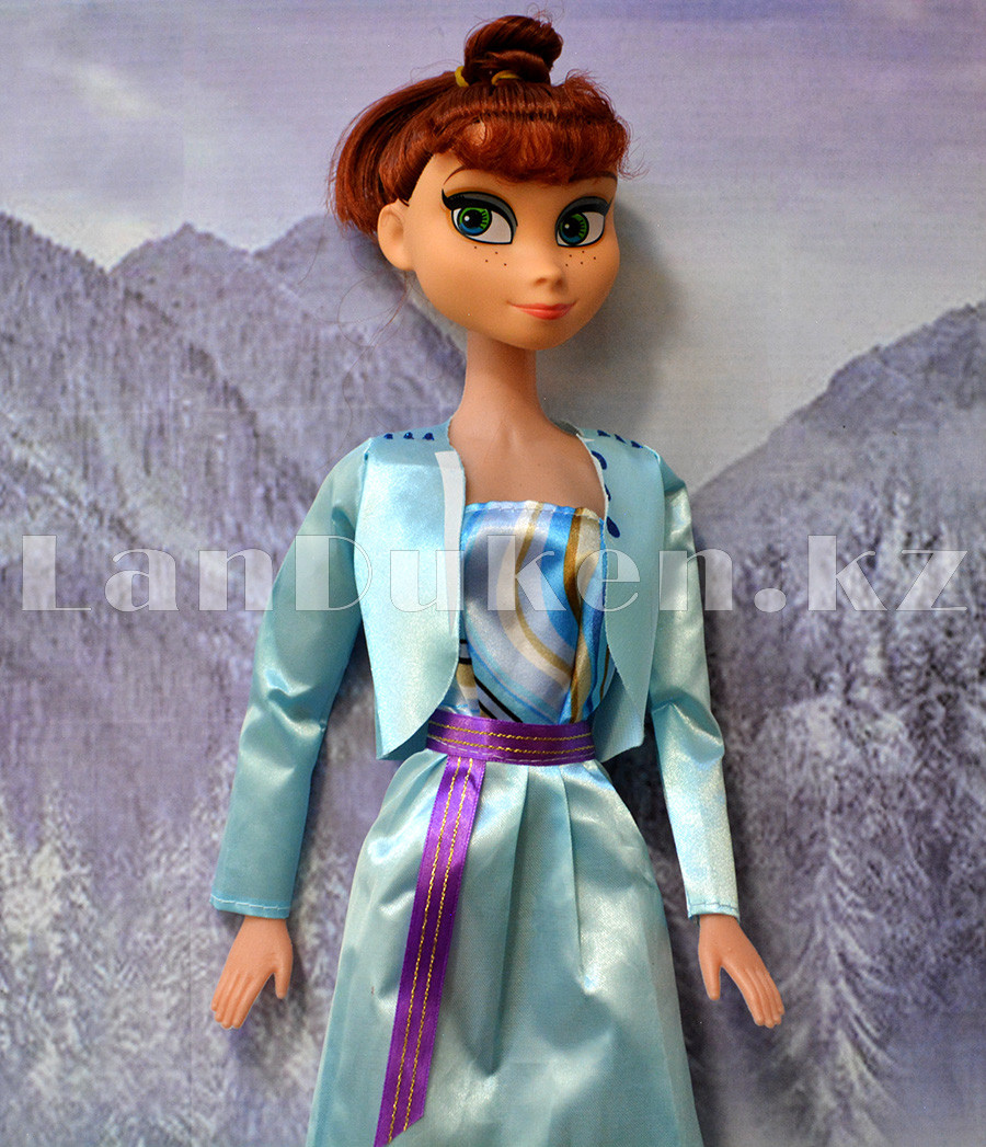 Детская музыкальная кукла "Холодное сердце" Анна в платье и сапожках 55см W998 - фото 4 - id-p89332948