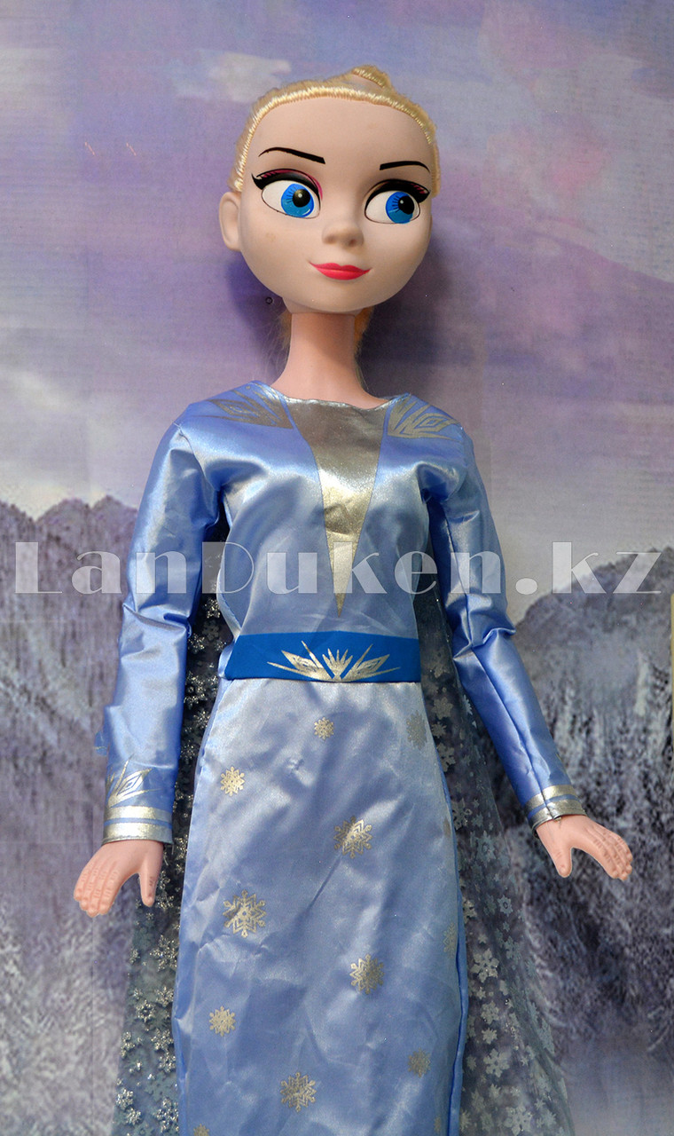 Детская музыкальная кукла "Холодное сердце" Эльза в платье и сапожках 70см JZ668 - фото 4 - id-p89332956