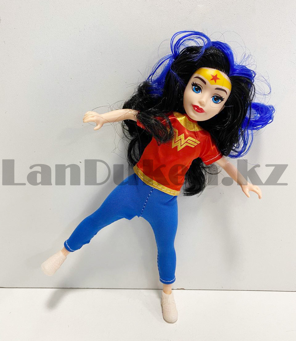 Кукла игрушечная детская Супер женщина Wonder women в костюмчике 24 см - фото 3 - id-p89334441