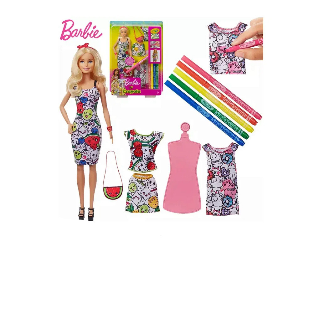 Набор кукла барби цвет моды. Кукла BARBIE цвет моды Оригинал!