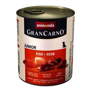 Консервы Grand Carno Original Junior - мясные кусочки с говядиной и курицей для щенков и юниоров400г