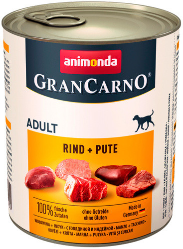 Консервы Grand Carno Original Adult с говядиной и индейкой