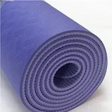Коврики для йоги ART.FiT (61х183х0.6 см) TPE, с чехлом, фото 2
