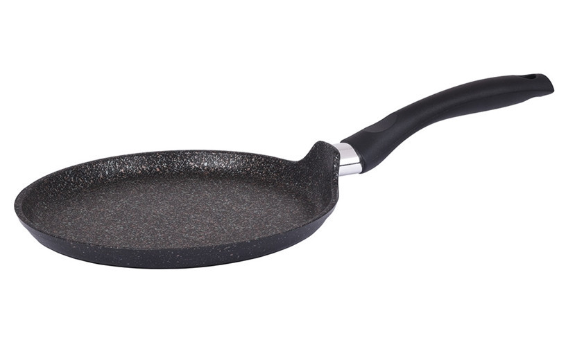 Сковорода блинная с ручкой 220 мм, "Granit ultra"