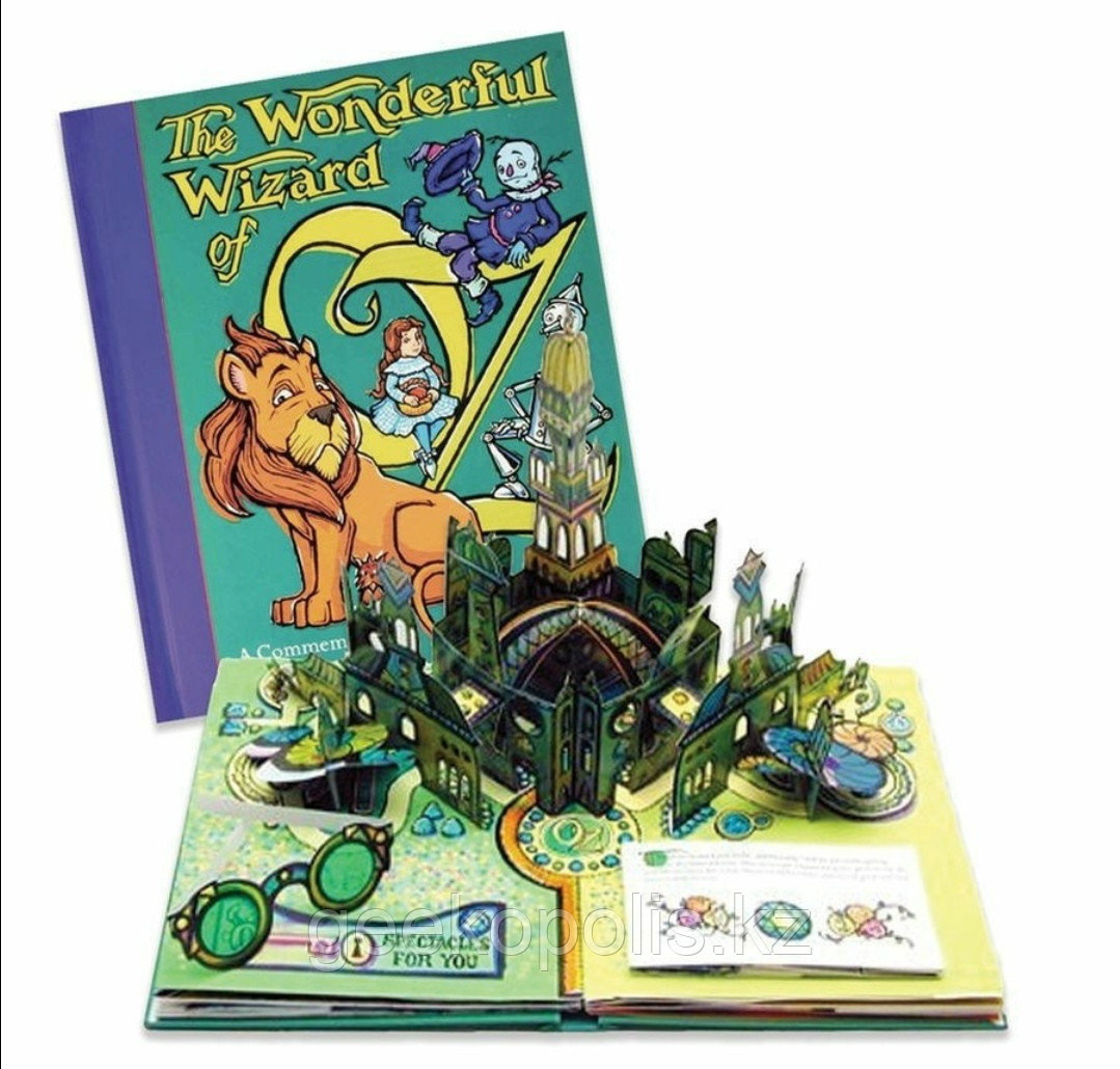 Книжка-панорама "The Wonderful Wizard of Oz, Удивительный Волшебник Из Страны Оз на английском языке"