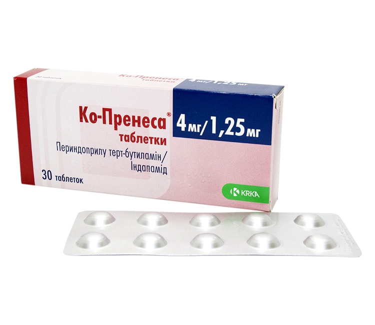 КоПренесса 4мг/1,25мг №30таб.