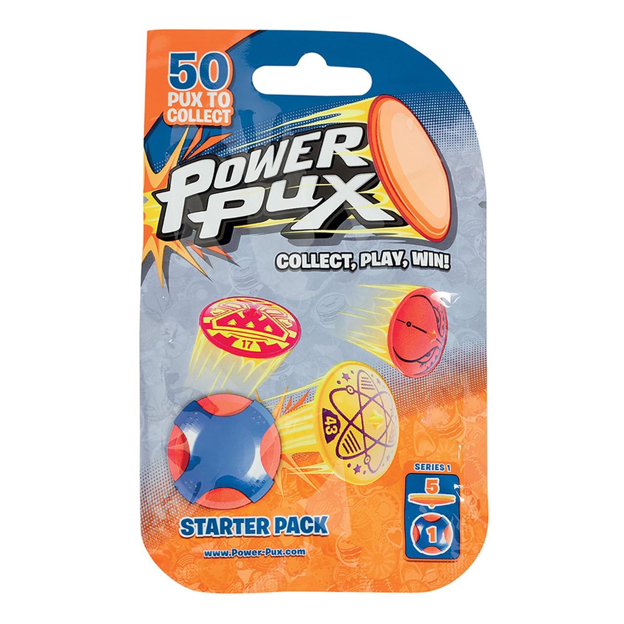 Power Pux Стартовый Игровой набор, 5 прыгающих фишек-флипов