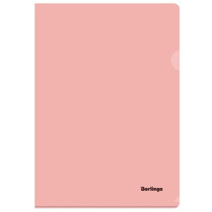 Папка-уголок Berlingo "Instinct", А4, 180мкм, фламинго