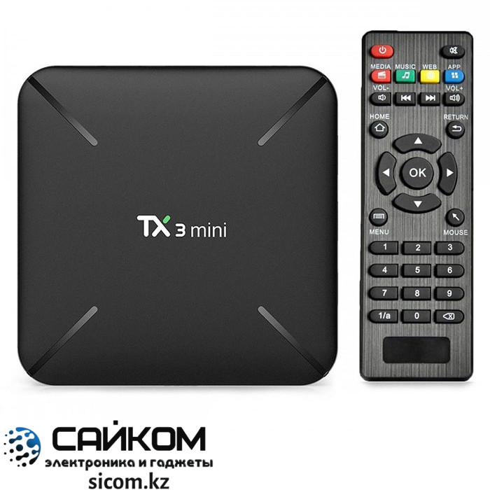 ANDROID TV BOX TX3 mini, Поддерживает Google Play, 4k Ultra HD, 1 ГБ ОЗУ - фото 2 - id-p89400306