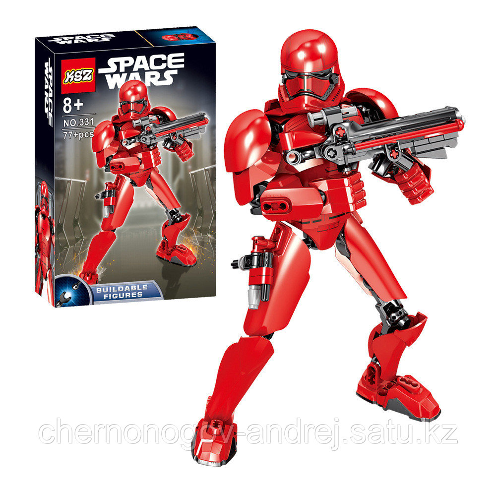Конструктор аналог Лего (LEGO Star Wars) 75114 KSZ 331 Красный Штурмовик Первого Ордена Звездные войны