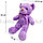 Мягкая игрушка мишка Нестор с бантиком 36 см фиолетовый, фото 2