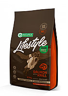 Сухой корм для собак миниатюрных и мелких пород Nature's Protection Lifestyle Grain Free Adult Salmon&Krill