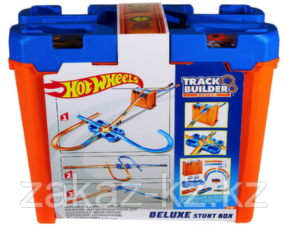 ХОТ ВИЛС, Трюковый набор трасс премиальный DELUXE STUNT BOX Hot Wheels