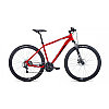 Велосипед FORWARD APACHE 29 2.2 disc (29" 21 ск. рост 21") 2020-2021, красный/серебристый, RBKW1M39G