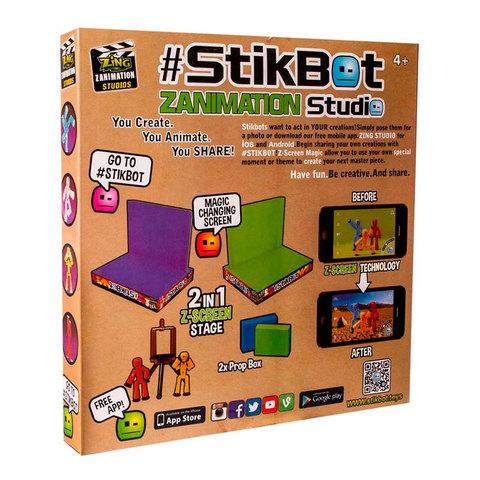 Игровой набор StikBot ZANIMATION Studio «Анимационная студия со сценой» - фото 3 - id-p89404716