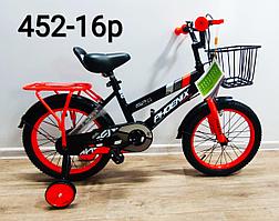 Велосипед Phoenix красный оригинал детский с холостым ходом 16 размер