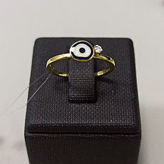 Детское кольцо с бриллиантом / Roberto Bravo 
размер: 15  (ул.Муканова 159)