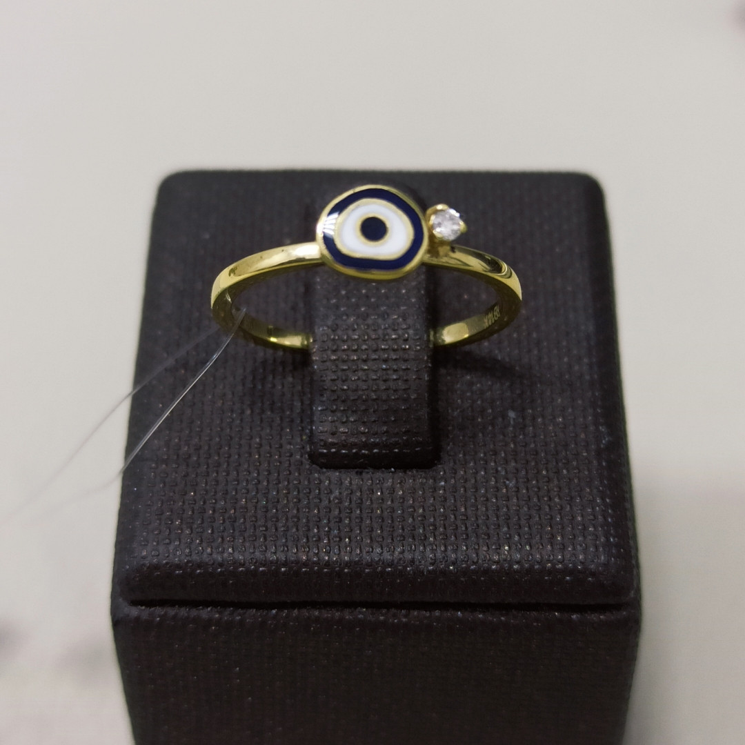 Детское кольцо с бриллиантом / Roberto Bravo размер: 15 (Жолдасбекова 9 а) - фото 1 - id-p89530870