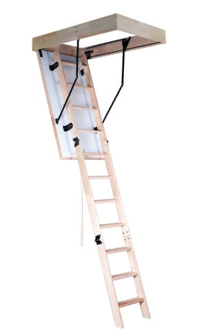 Чердачная лестница 120x55x330 м OMAN LONG Termo PS  в комплекте поручень,накладки, фото 1