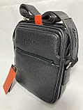 Мужская деловая сумка-барсетка "Cantlor" (высота 24 см, ширина 20 см, глубина 6 см), фото 4