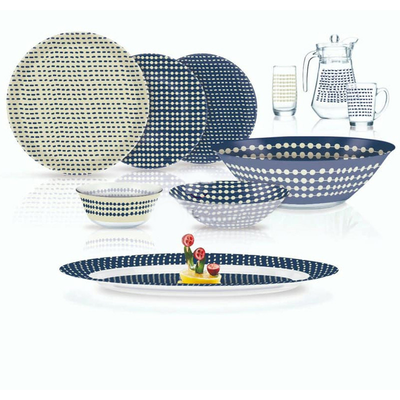 Столовый сервиз Luminarc Egee 46 предметов на 6 персон