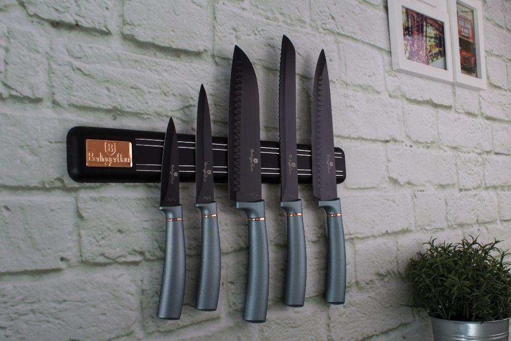 Набор ножей с магнитным держателем Berlinger Haus Metallic Line Moonlight Edition 6 пр. - фото 2 - id-p89538953